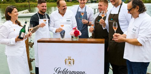Geldermann Soirée Rosé: Johann Lafer und seine Crew am Tegernsee