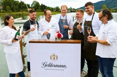 Geldermann Soirée Rosé: Johann Lafer und seine Crew am Tegernsee