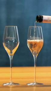 Rückblick Deutscher Sekttag 2025 bei Geldermann: Zwei Gläser mit Geldermann Cuvées