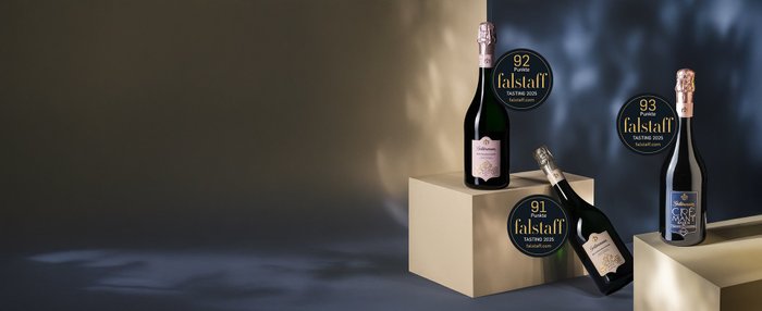 Falstaff Sparkling Special 2025: Jeweils eine Flasche der drei ausgezeichneten Geldermann Cuvées