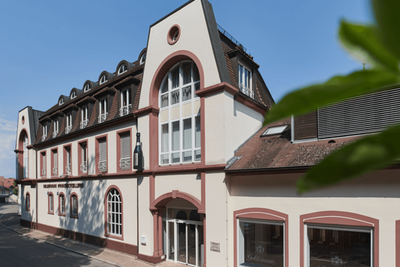 Das historische Gebäude von Geldermann im Breisach