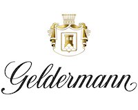 Geldermann Logo gold mit schwarzem Schriftzug