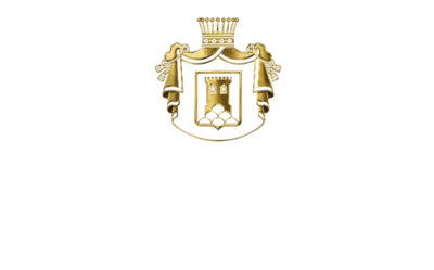 Geldermann Logo gold mit weißem Schriftzug